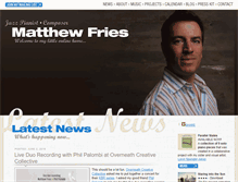 Tablet Screenshot of matthewfries.com